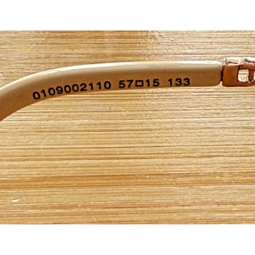 Liz Claiborne Rose Gold‎ Aviator Sunglasses Gradient Lens 0109002110 57-15-133